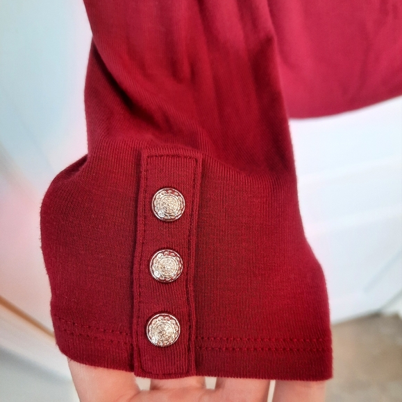 White House Black Market Cold-Shoulder Knit Top, Size Small - Picture 6 of 10